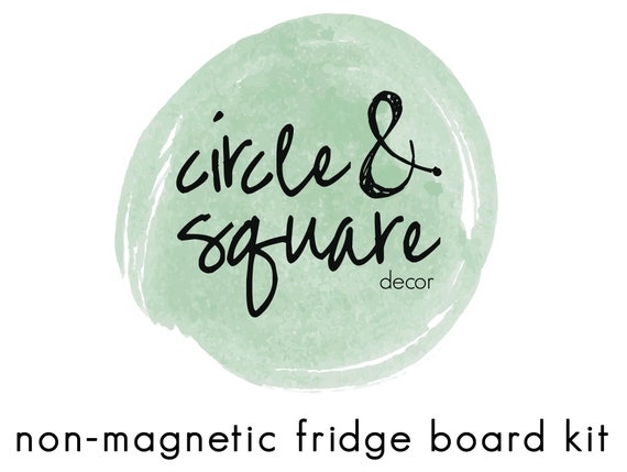 Kit pannello acrilico per frigorifero non magnetico/Solo pannelli  frigorifero in acrilico di marca circolare e quadrata - Etsy Italia