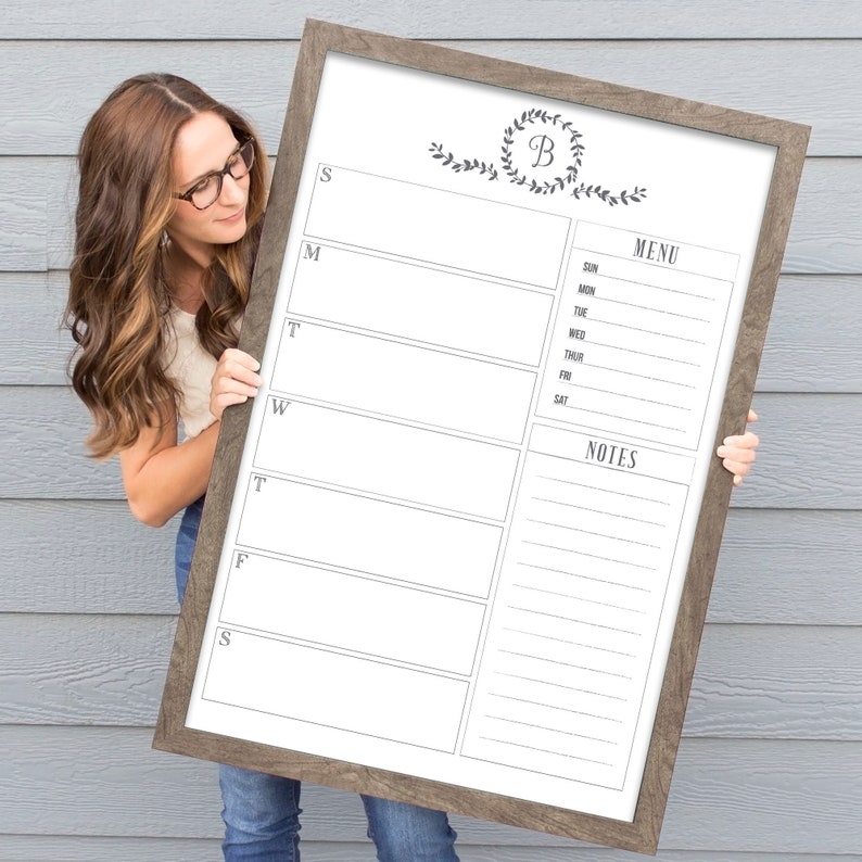 weekly-whiteboard-calendar-customizable-24x36-weekly-planner-etsy