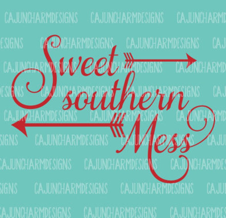 Download Sweet Southern Mess SVG cut file | Etsy