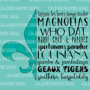 Half Fleur De Lis with Sayings SVG, PNG, sublimation cut file