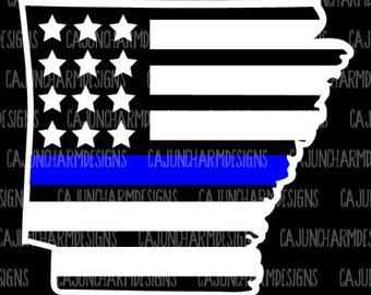 Arkansas Thin Line SVG, PNG cut file