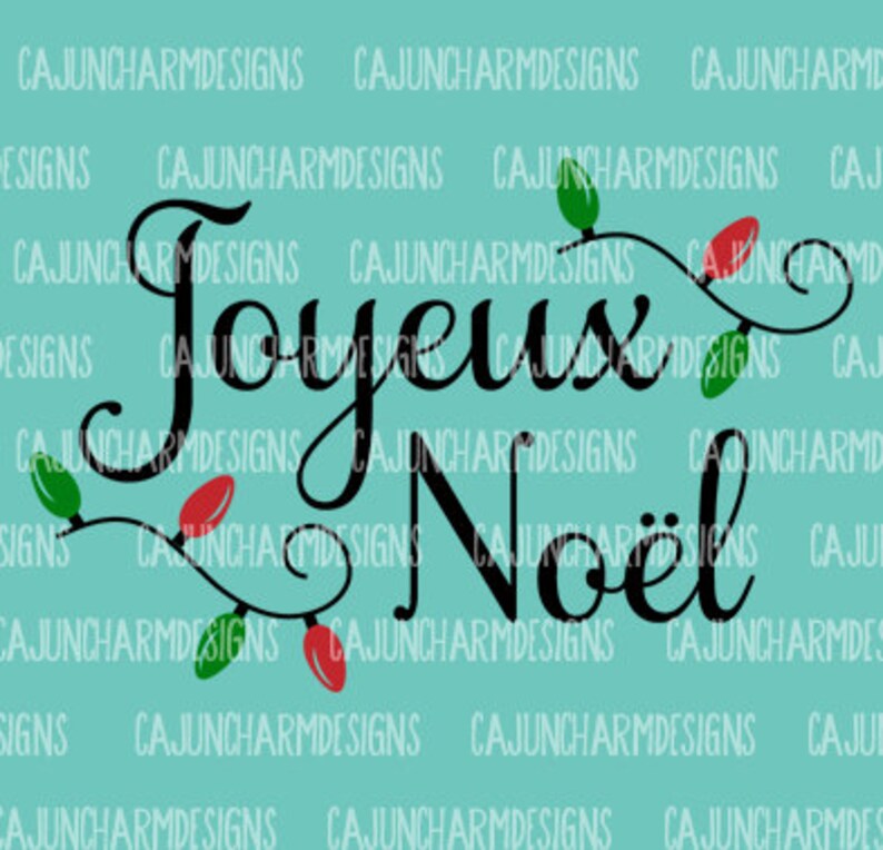 Joyeux Noel SVG Cut File - Etsy
