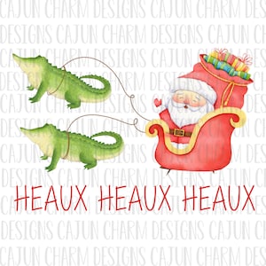 Santa Heaux Heaux Heaux PNG Sublimation File