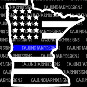 Minnesota Thin Line SVG, PNG cut file