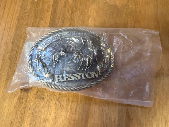 Boucle de ceinture vintage neuve 78 finales nationales rodéo Nfr
