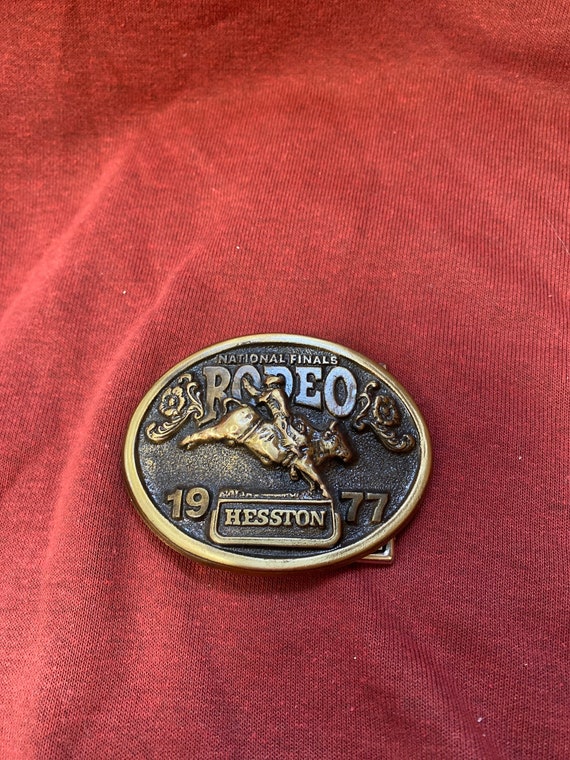 National Finals Rodeo (NFR) Hesston 1977 Buckle