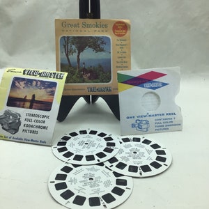 View-Master Great Smokies National Park 3 Reels and packet list