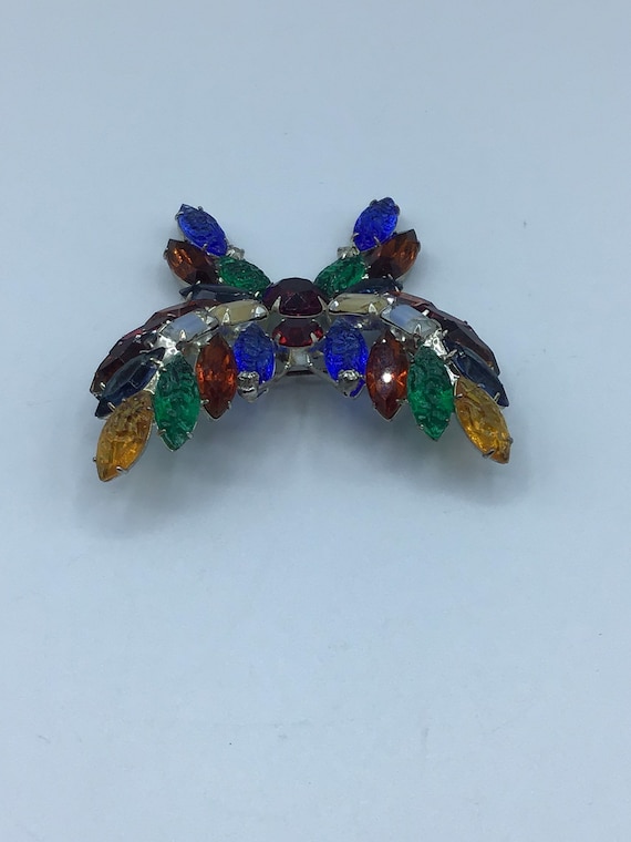 Kenneth Jay Lane Butterfly Brooch: Vintage Rhines… - image 5