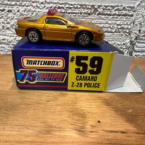 1993  # 59 Z28 Camero Police Matchbox Car New in box