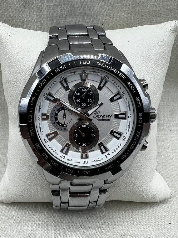 Geneva Platinum watch-Works View 3