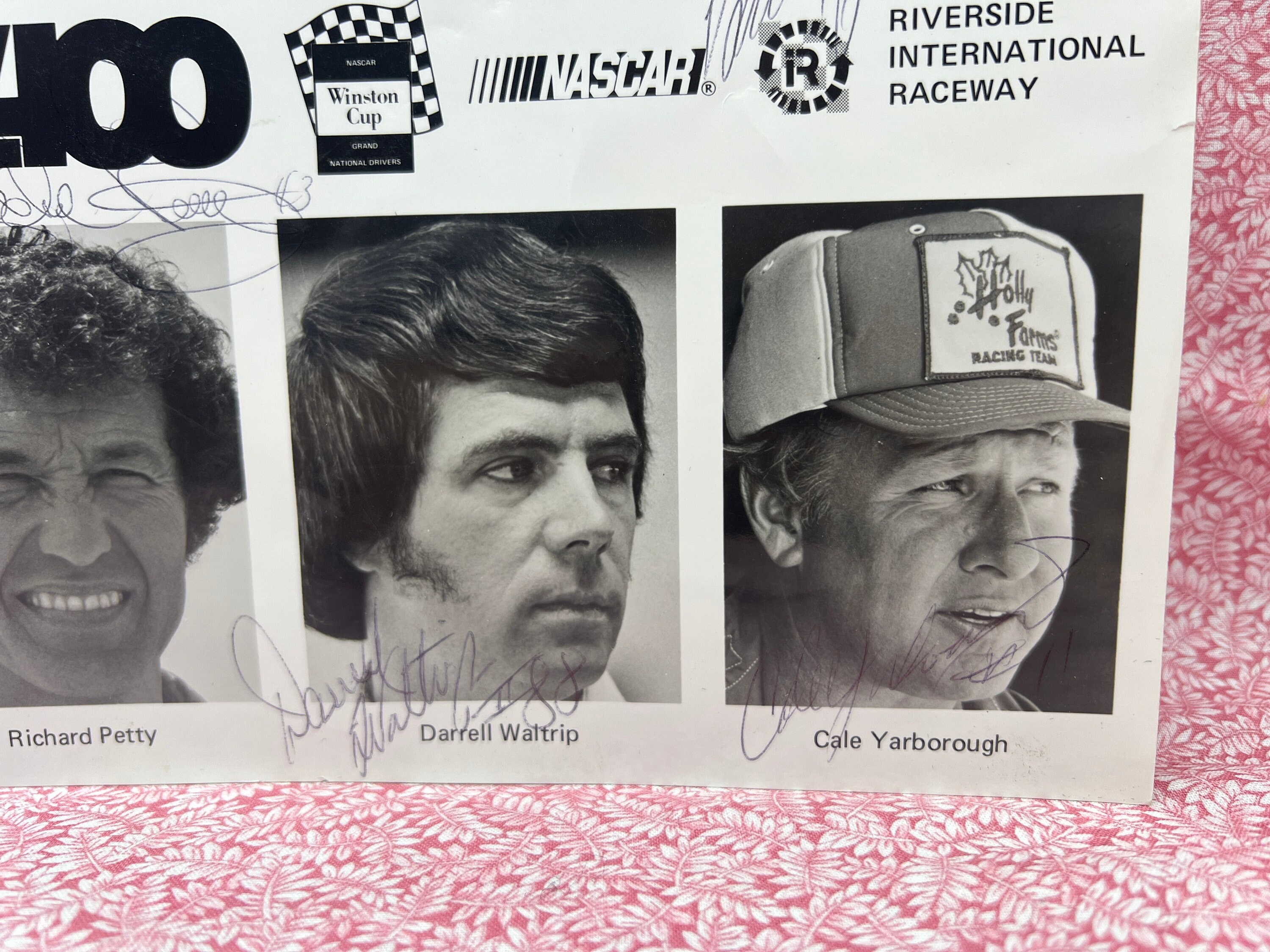 Signed NASCAR Photograph: 1979 NAPA 400, Allison, Petty, Waltrip - Etsy