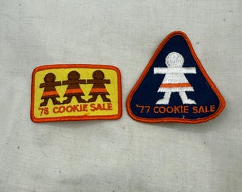 Girl Scout Cookie Sales badges - two included