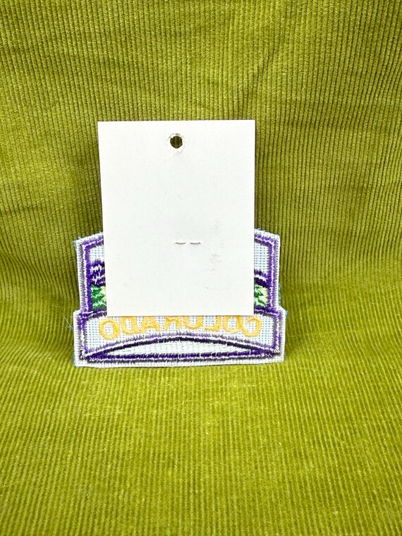 Colorado State Patch – Iron-On Souvenir Applique - image 2