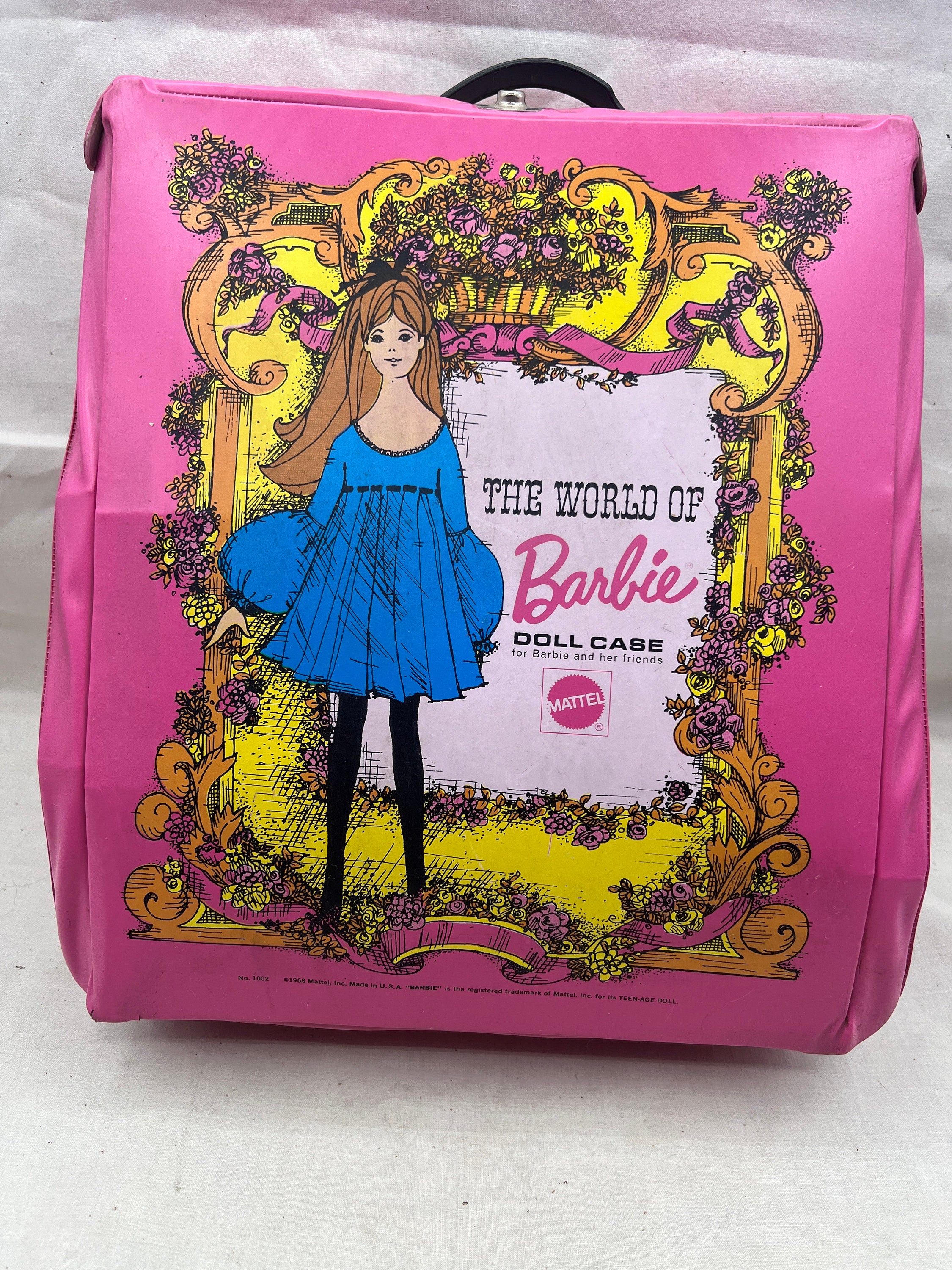 Barbie case for dolls and clothes hotsell