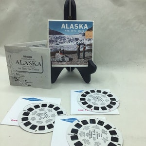 View-Master Set Alaska the 49th State 3 Reels and packet list