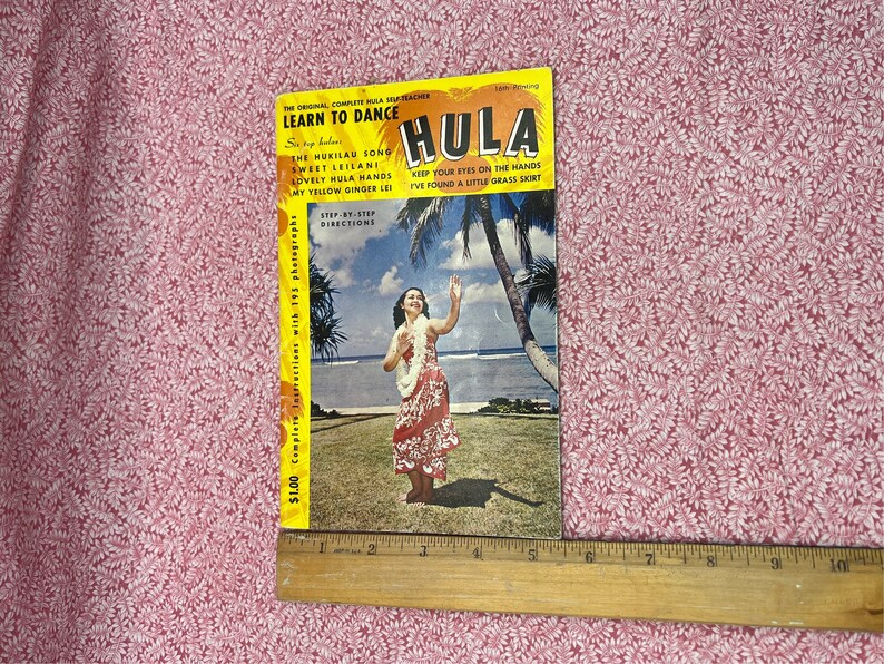 Vintage Learn How to Hula Book From 1970-free Shipping - Etsy