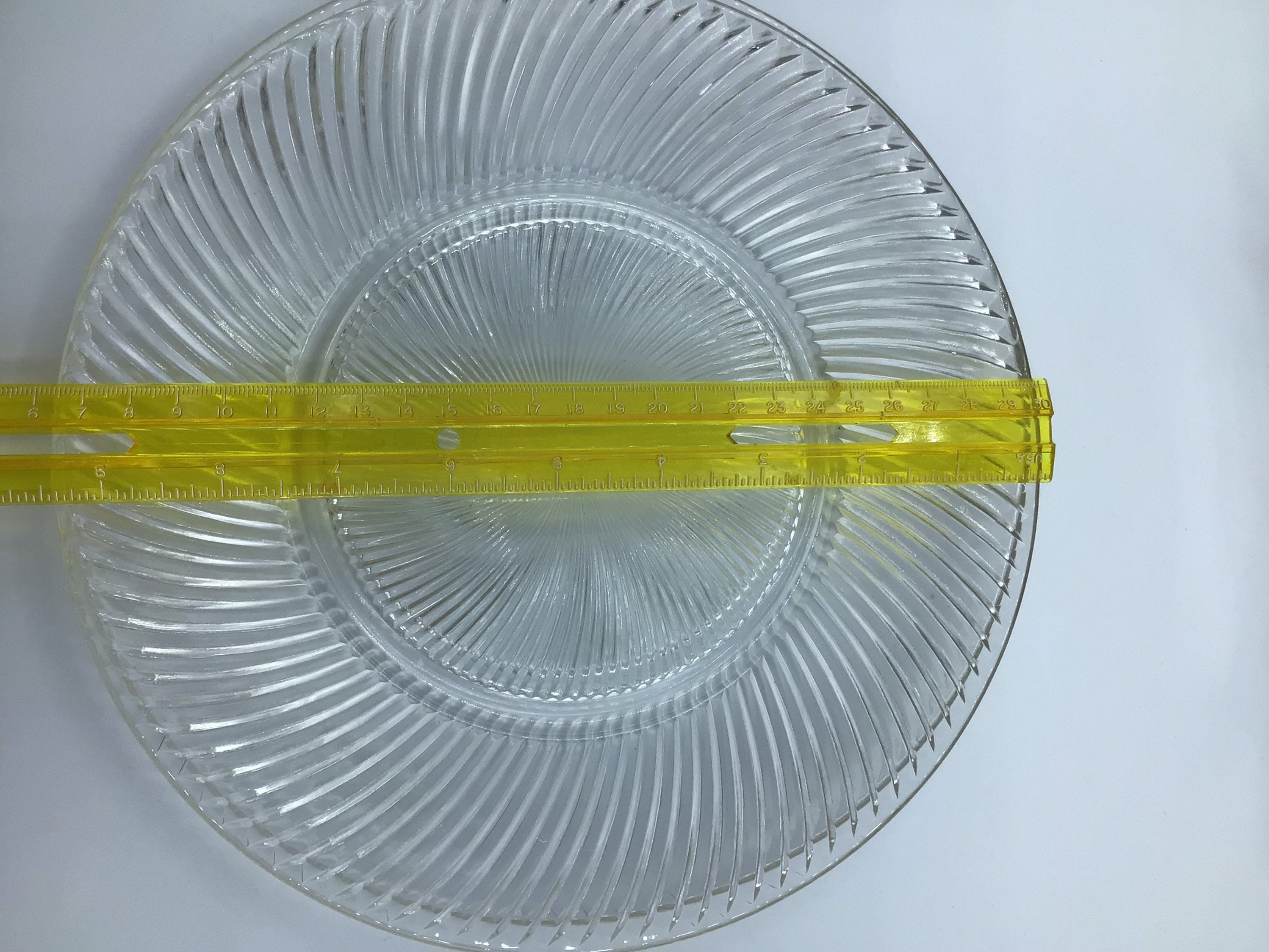 Clear Glass Dinner Plates Made by Federal Glass in Diana Etsy Australia