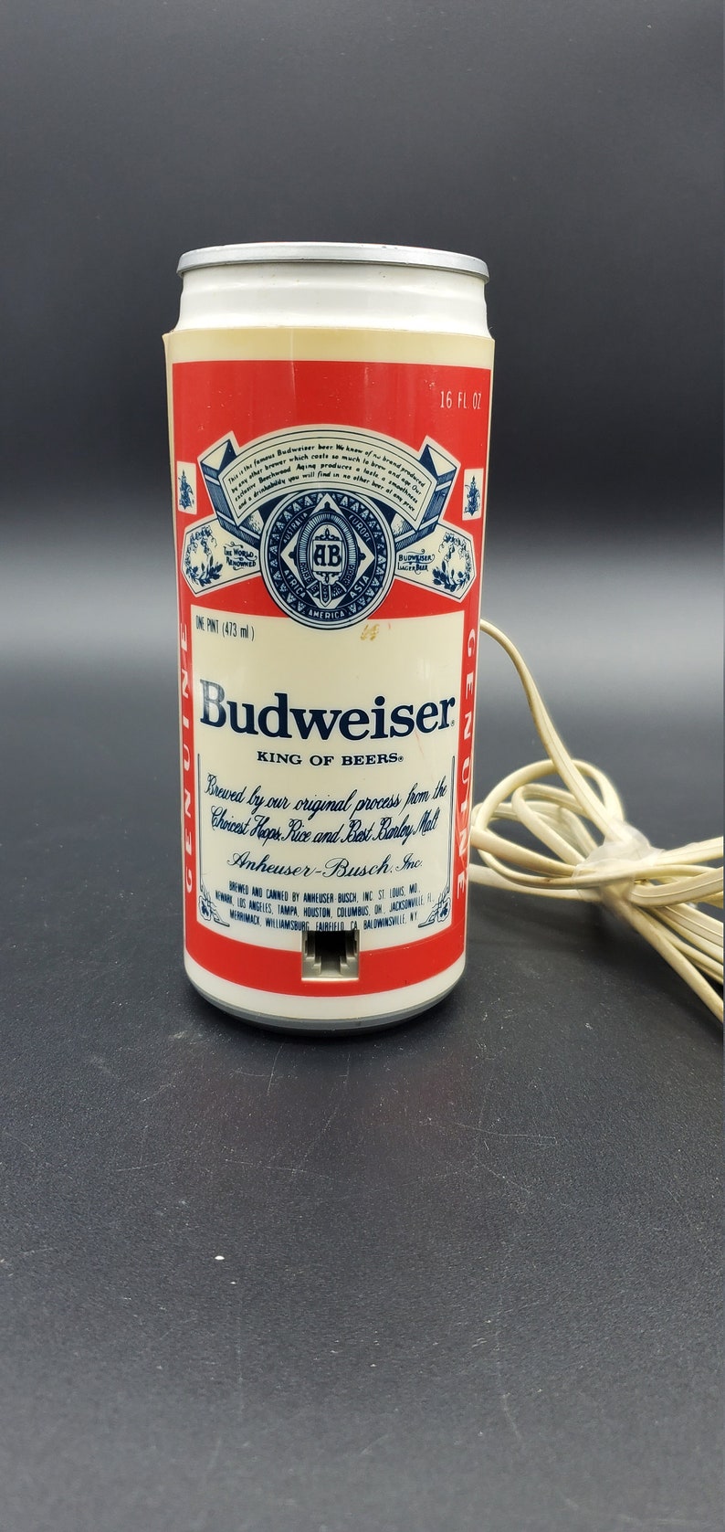with Cord Classic Push Button Budweiser Can Phone.....