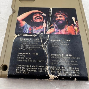 Chech & Chong 8 track- Sleeping Beauty- Free Shipping