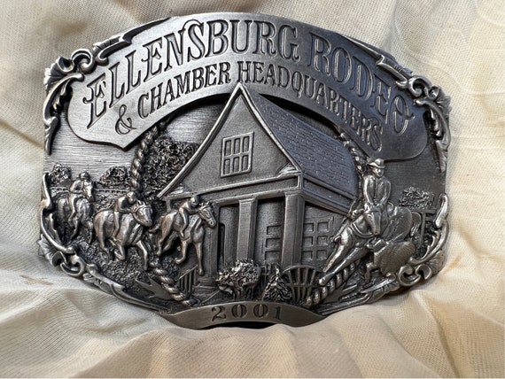 Ellensburg Rodeo Collector Buckle - Celebrating t… - image 1