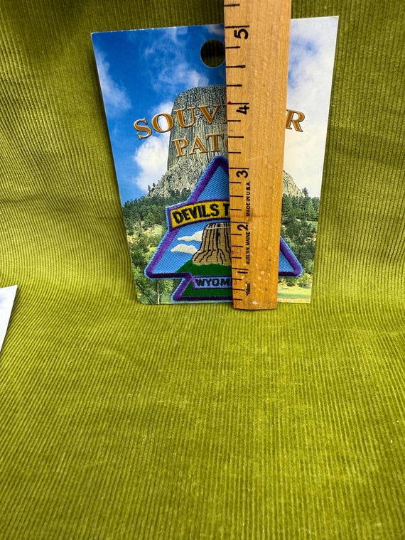 Devils Tower Embroidered Patch - Wyoming Souvenir - image 4