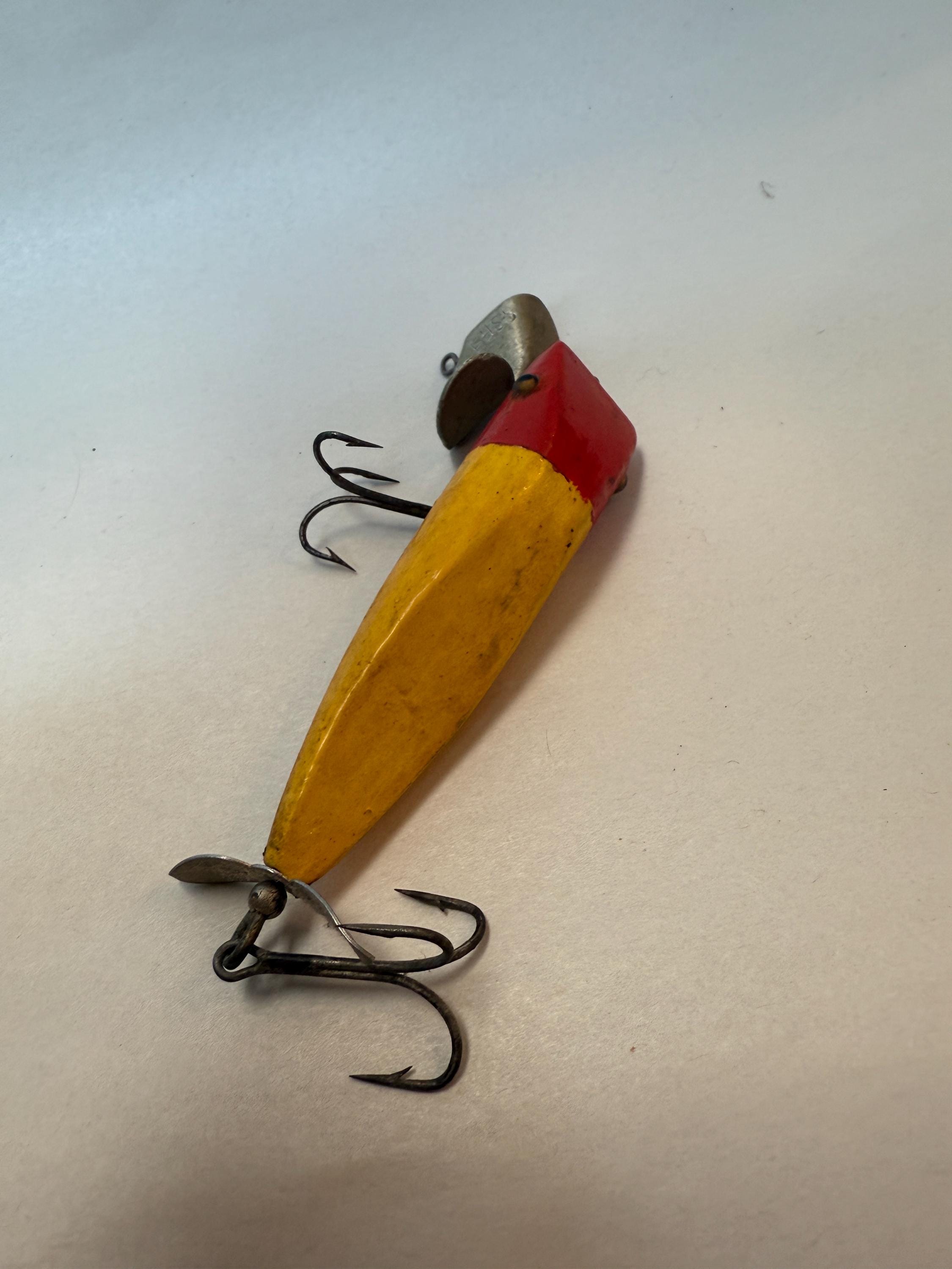 Vintage Heddon 210 Wooden Propeller Lure