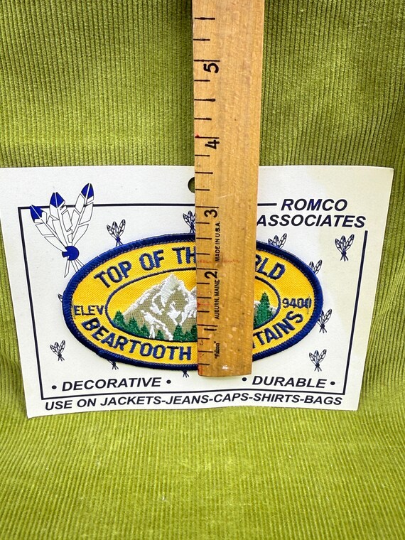 Beartooth Mountains Patch – Top of the World Iron… - image 2