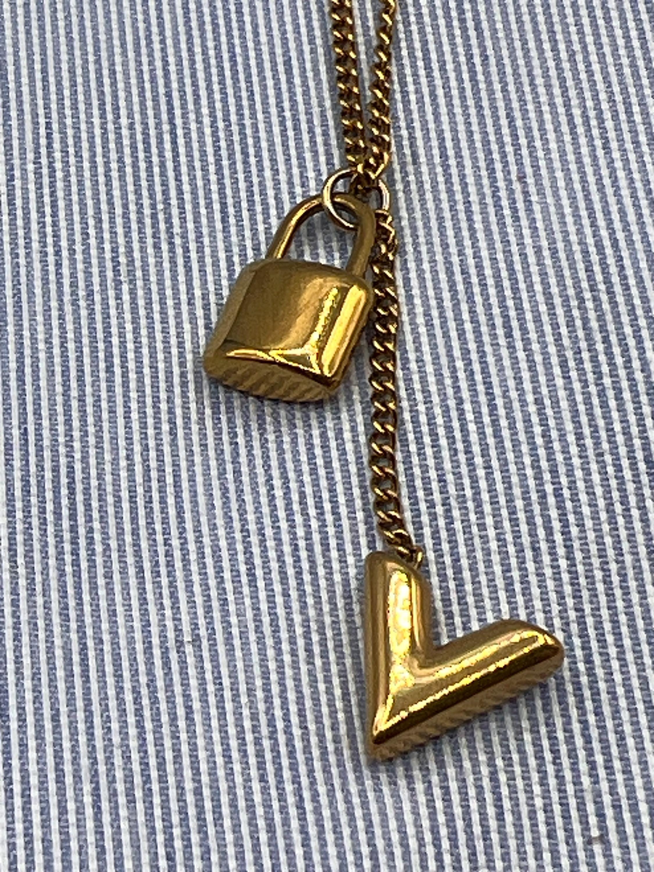 Dior Padlock Necklace - Etsy