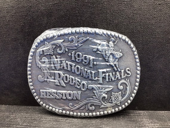 National Finals Rodeo (NFR) Hesston 1991 Buckle