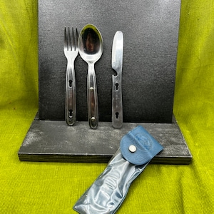 Vintage Boy Scout Silverware Set--As Found