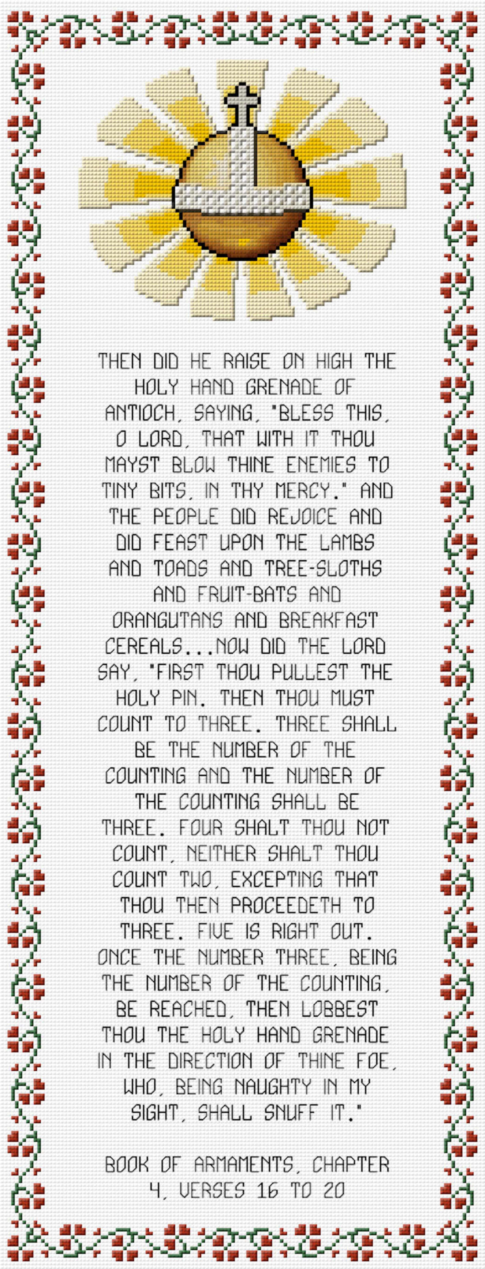 Holy Hand Grenade of Antioch Etsy