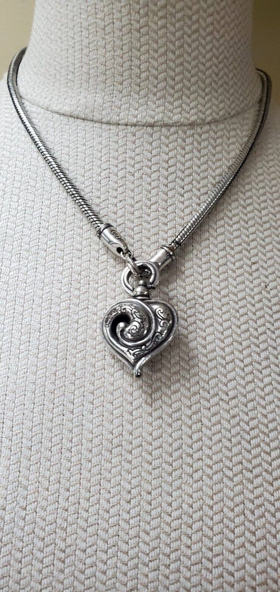 Vintage brighton 2024 heart necklace