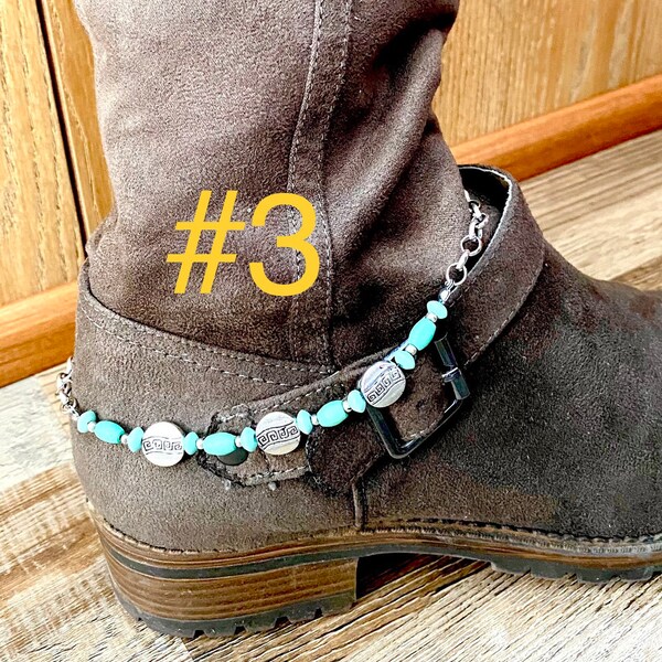 Anklet Boot Jewelry Etsy