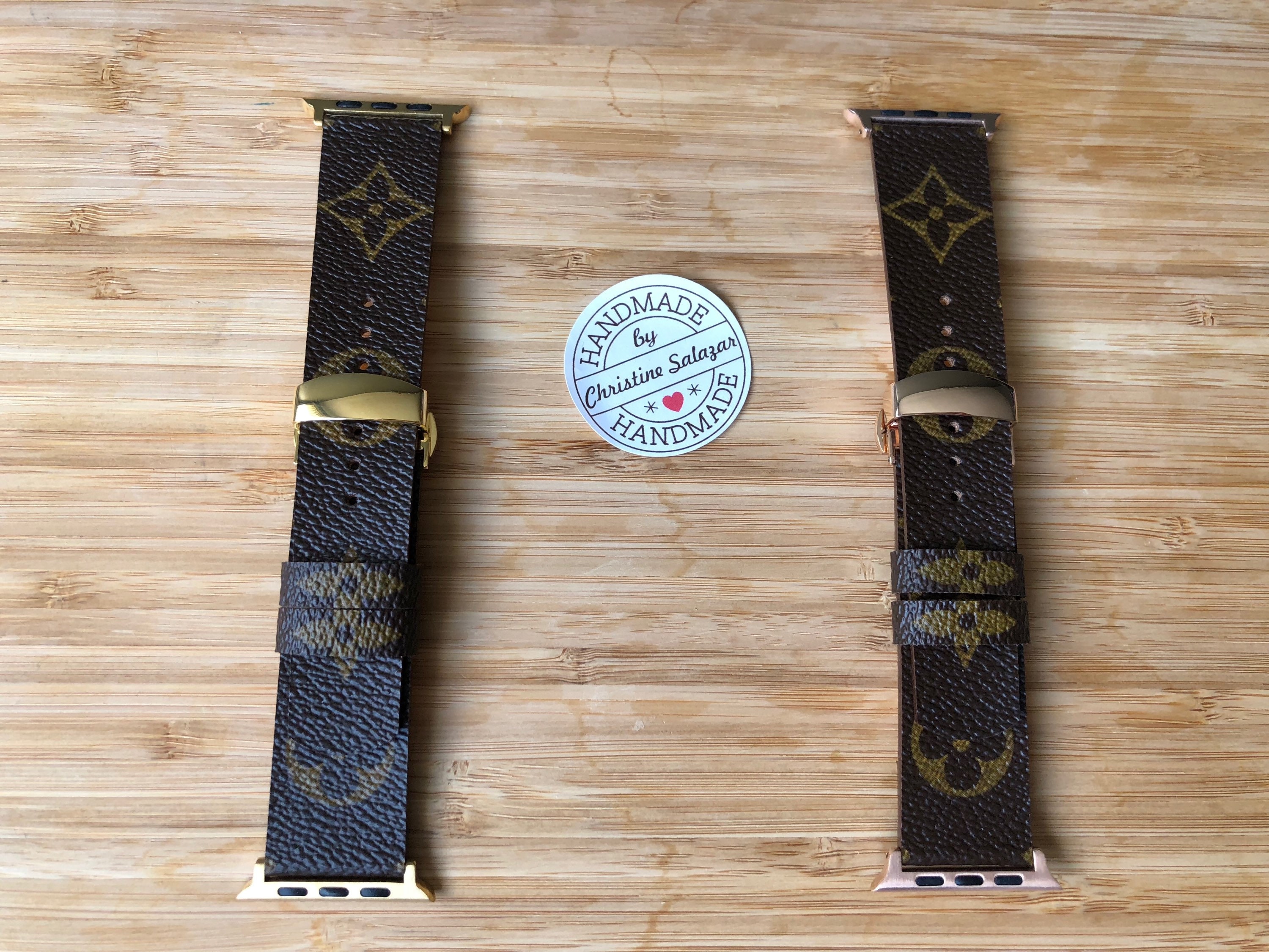 LIMITED FLOWER PATTERN Louis Vuitton Apple Watch Band Series 1 | Etsy