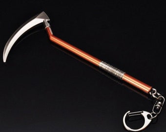 battle royale reaper pickaxe 12cm keychain - fortnite keg pickaxe