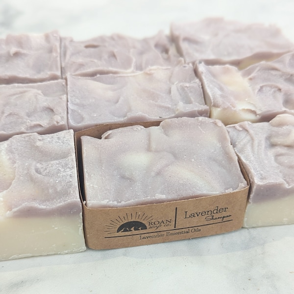 Lavender Shampoo Bar-Cold Process Soap-Handmade Soap-All Natural Soap-Shampoo Bar-Bar Soap