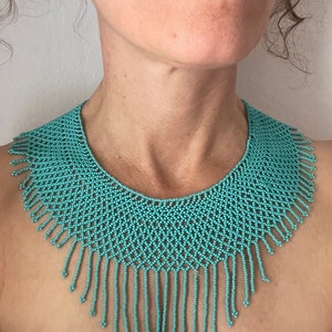 All Turquoise Empress Collar Necklace