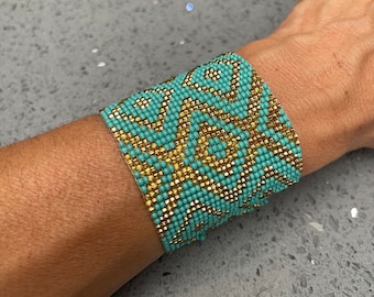 Pachamama Medicine Beaded Cuff Bracelet * New Colors