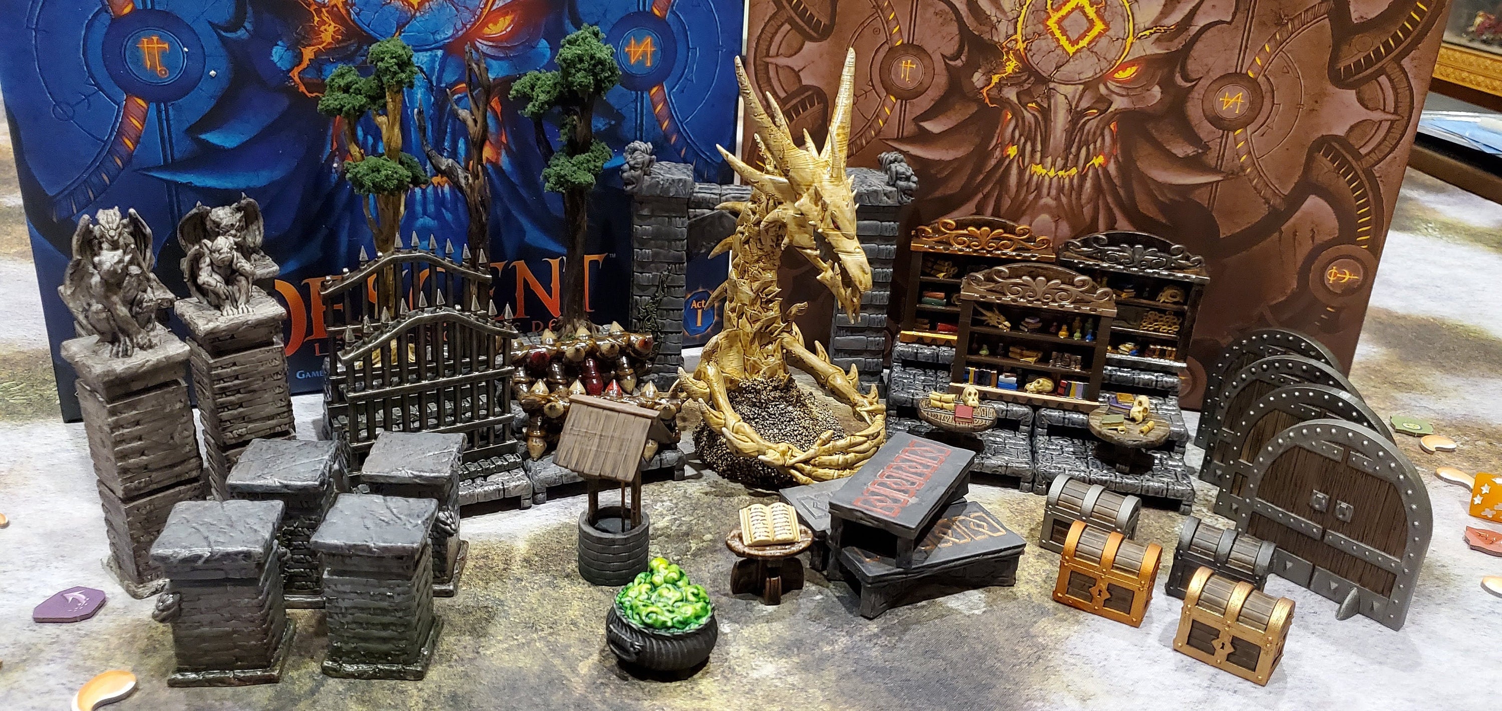 Descent: Legends of the Dark Act 1 Scenery & Terrain STL Files 