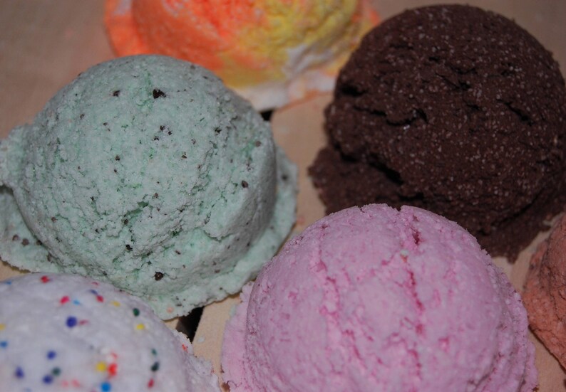 Ice Cream Scoop Bath Bomb Spring Bath Bomb Summer Bath Bomb Etsy