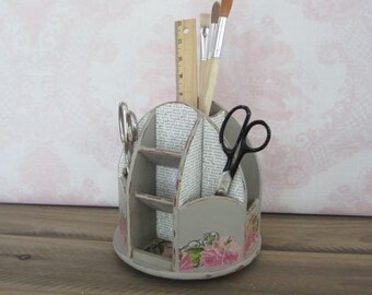 spinning desk caddy etsy