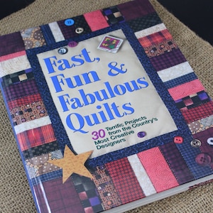 Fast Fun & Fabulous Quilts Book 30 Quilt Projects Hardcover Verschiedene Designer