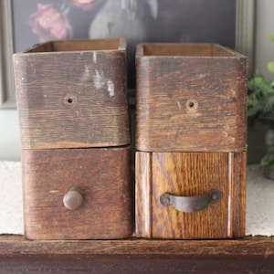 One Vintage Sewing Machine Drawer Wooden Box Drawer Storage Rustic Decor Choice