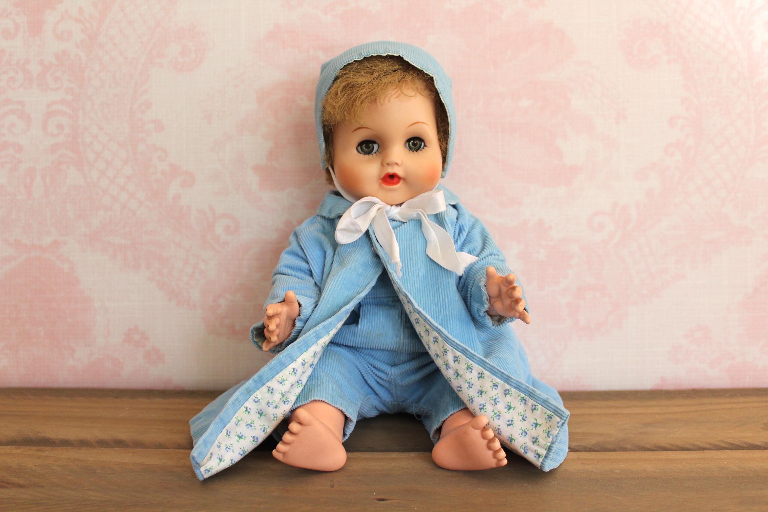 RARE HUGO WIEGAND 6 1/2 sleeping eyes Antique Doll Poupee Ancienne 60cm