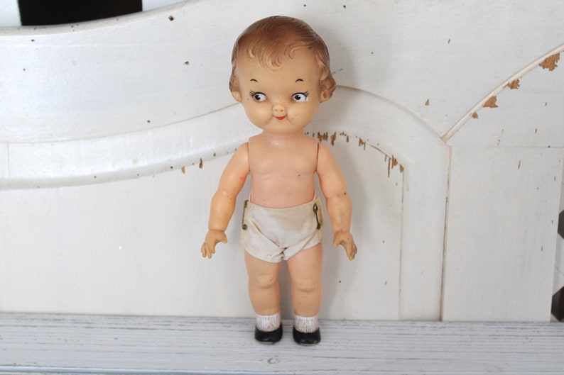 Vintage 1950s Campbell Soup Doll Ideal Toys Ideal Doll Plastic Etsy