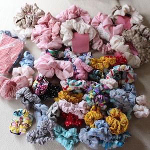 Clearance Lot Handmade Scrunchies Over One Pound