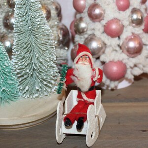 ヴィンテージ 日本製 プッツ サンタクロース そり付き 1950年代 - Etsy