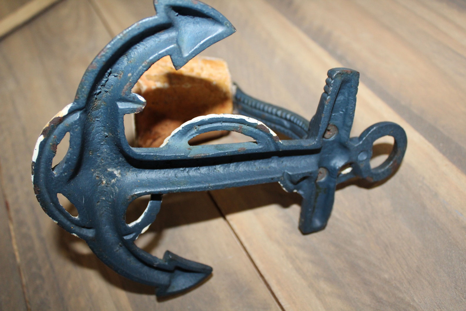 Vintage Cast Iron Nautical Bell Anchor Captain's Bell Etsy