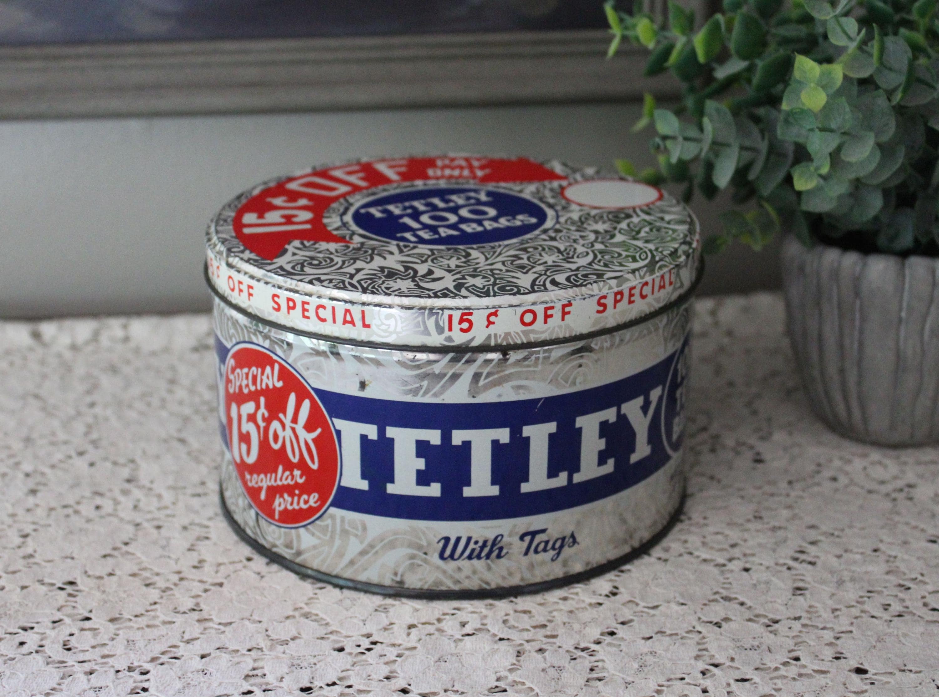Tetley Tea Box - Etsy