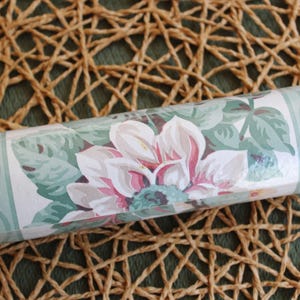 Rotoli di carta da parati floreale One Rolls NOS, bordatura per carta da parati, artigianato, diari di scarto, scrapbooking, artigianato di carta